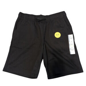 CAT & JACK Black Heavyweight Knit Shorts Kids' Boys Size 10/12 Large 10 12